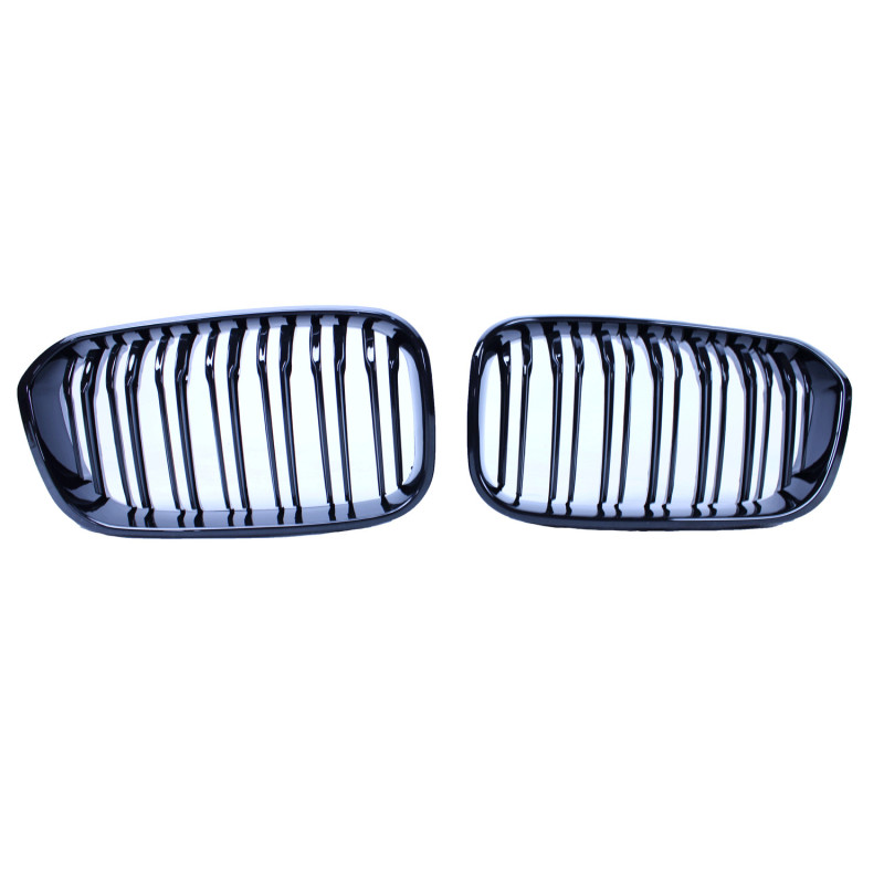 GRILLE DE CALANDRE NOIR BRILLANT POUR BMW SÉRIE 1 (2015-2019 LCI, F20 F21)
